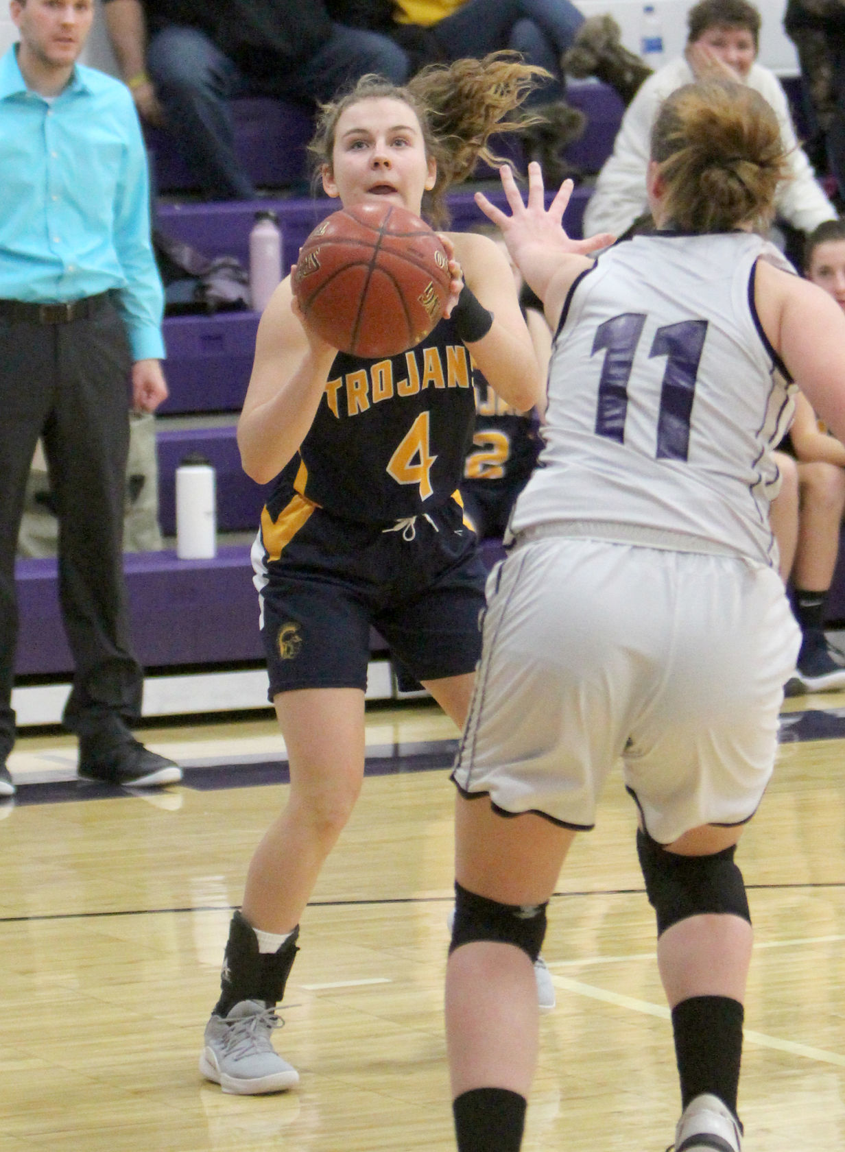 New Auburn at Lake Holcombe girls basketball 12-13-19
